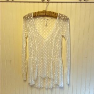 Free People Lacey peplum top